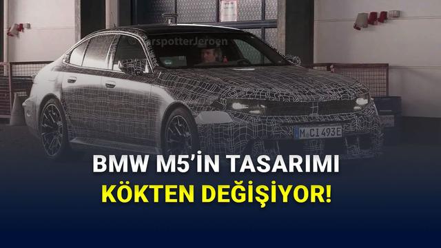 BMW M5'in Ya Çok Sevip ya da Tamamen Nefret Edeceğiniz Yeni Tasarımı Ortaya Çıktı