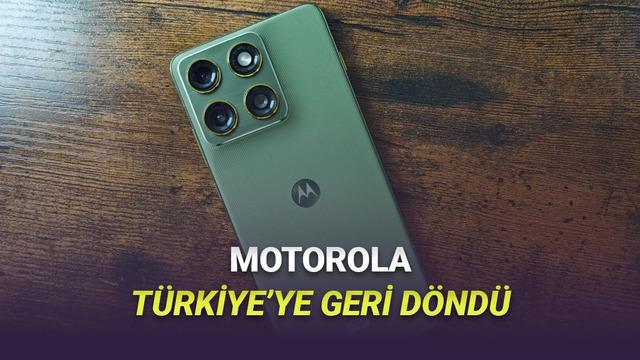Motorola, Resmen Türkiye'ye Döndü: 2 Telefonu Satışa Sunuldu