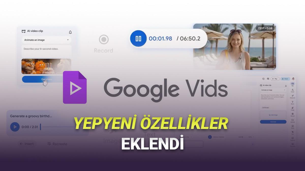 Google Vids'e Her Biri Birbirinden Kullanışlı Harika Yeni Özellikler Geldi