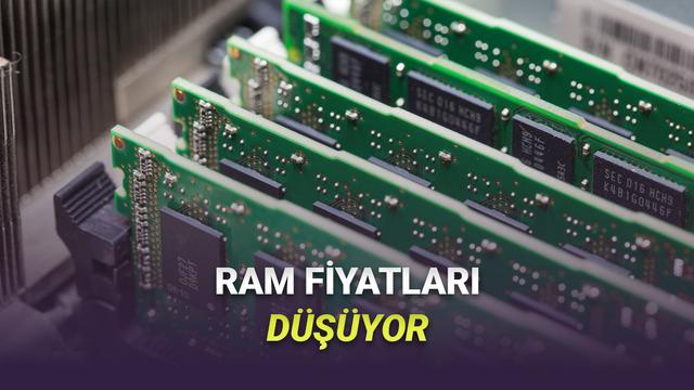 RAM Fiyatları Dünyada Düşmeye Başladı