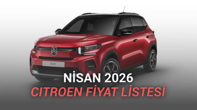 Nisan 2026 Citroen Fiyat Listesi: Hem Elektrikli Hem Hibrit C4'e Keyif Kaçıran Zam