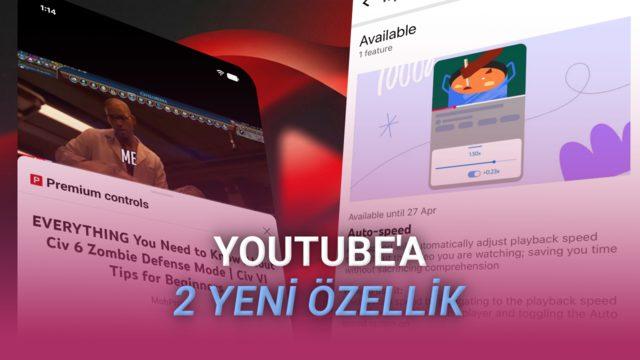YouTube'a İki Müthiş Özellik Geliyor: Otomatik Hız ve Hareket Modu!