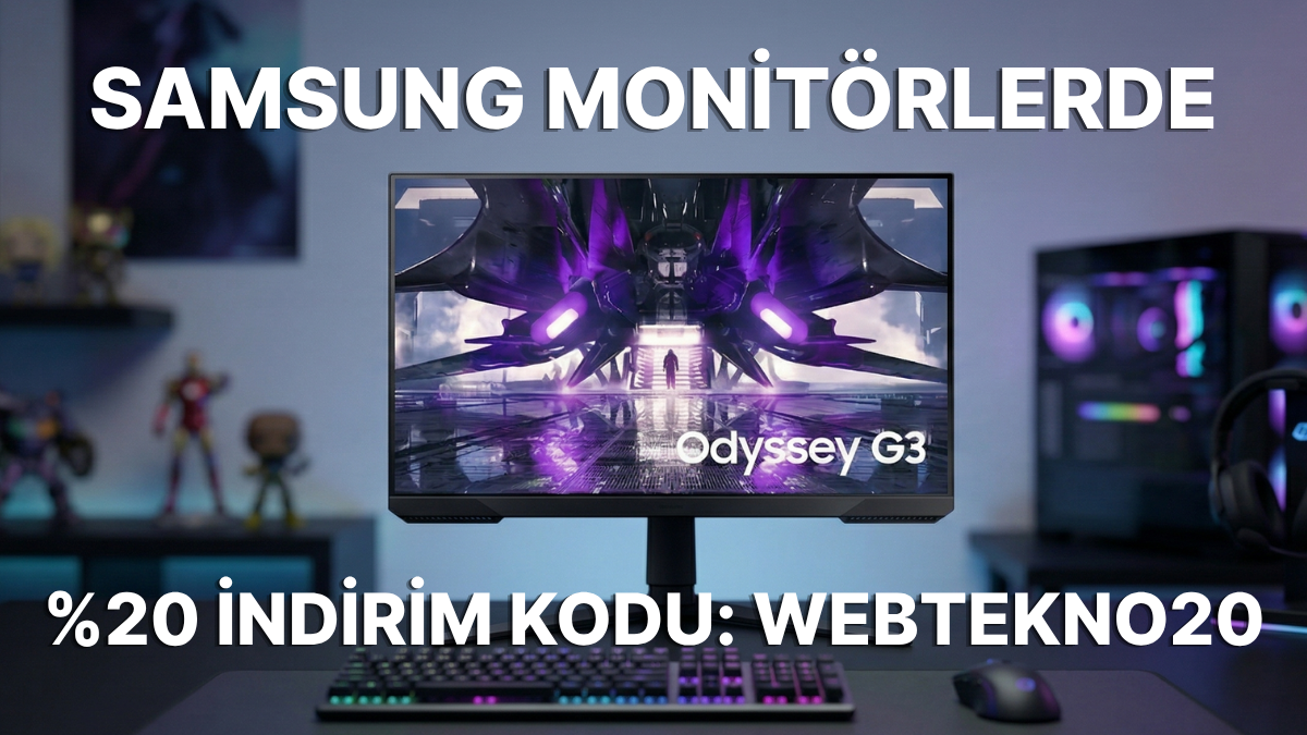 Yenilenmiş Samsung monitörlerde indirim!