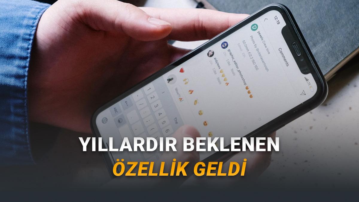 Instagram'a "Yıllardır Neredeydi?" Dedirten Özellik Nihayet Geldi