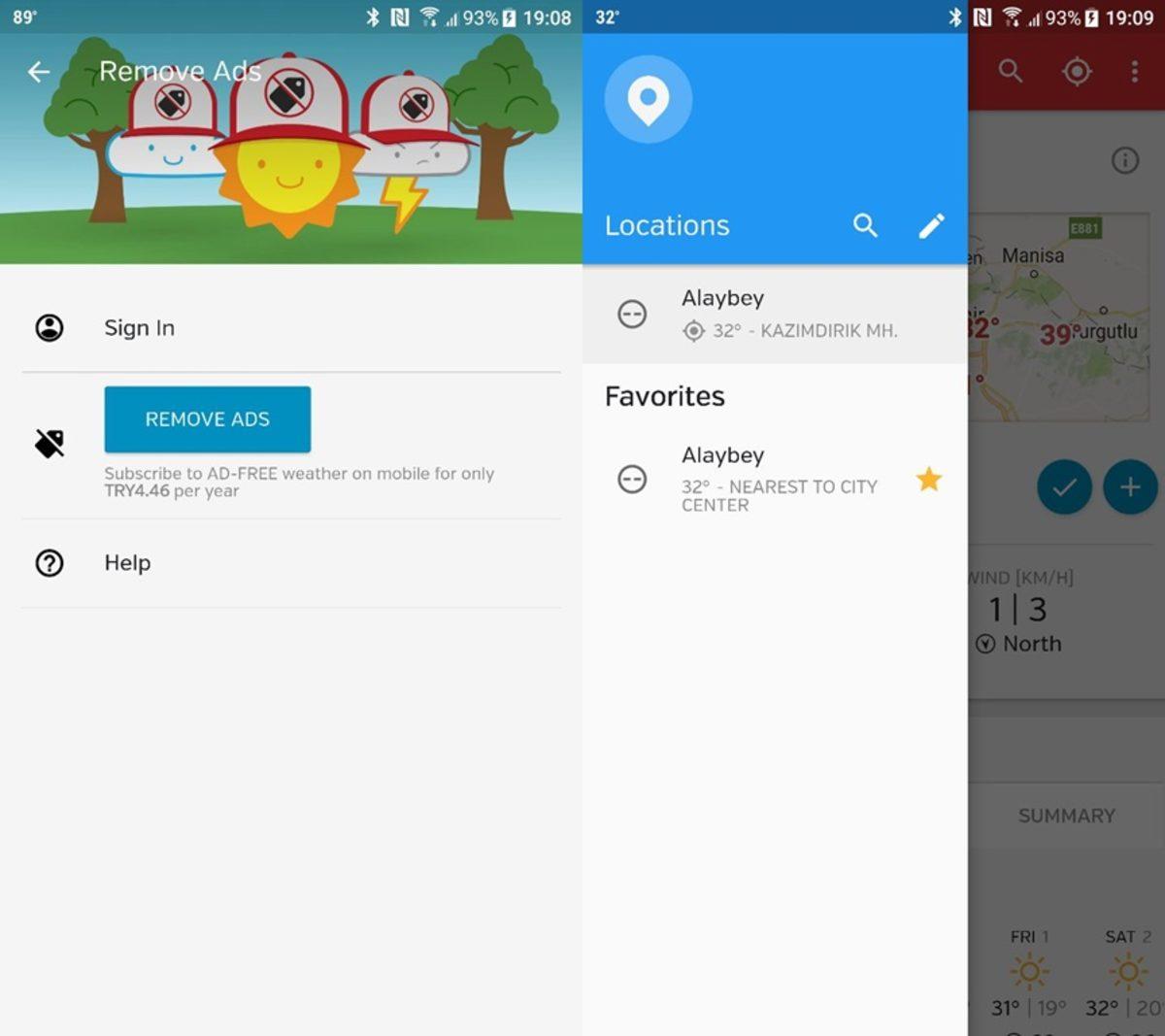 Android için En İyi Ücretsiz 5 Hava Durumu Uygulaması