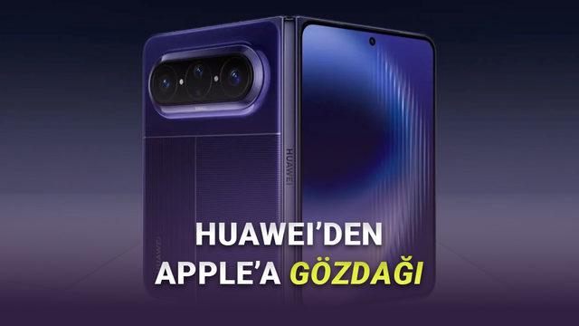 Katlanabilir iPhone Buna da Geç Kaldı: İlk Geniş Ekranlı Katlanabilir Telefon Huawei'den Gelecek!