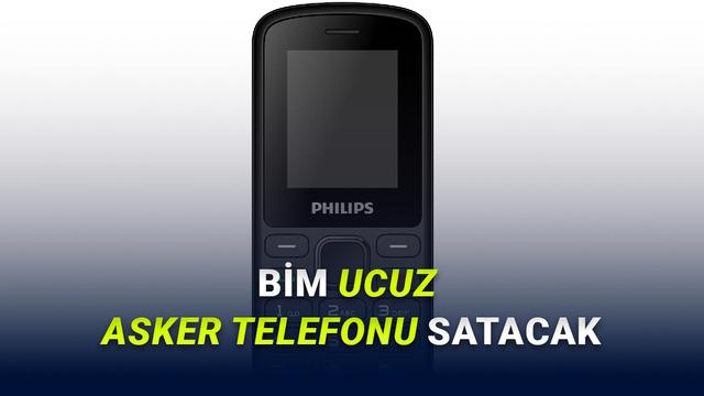 BİM, Bu Hafta Çok Uygun Fiyata Philips Asker Telefonu Satacak: İşte Fiyatı