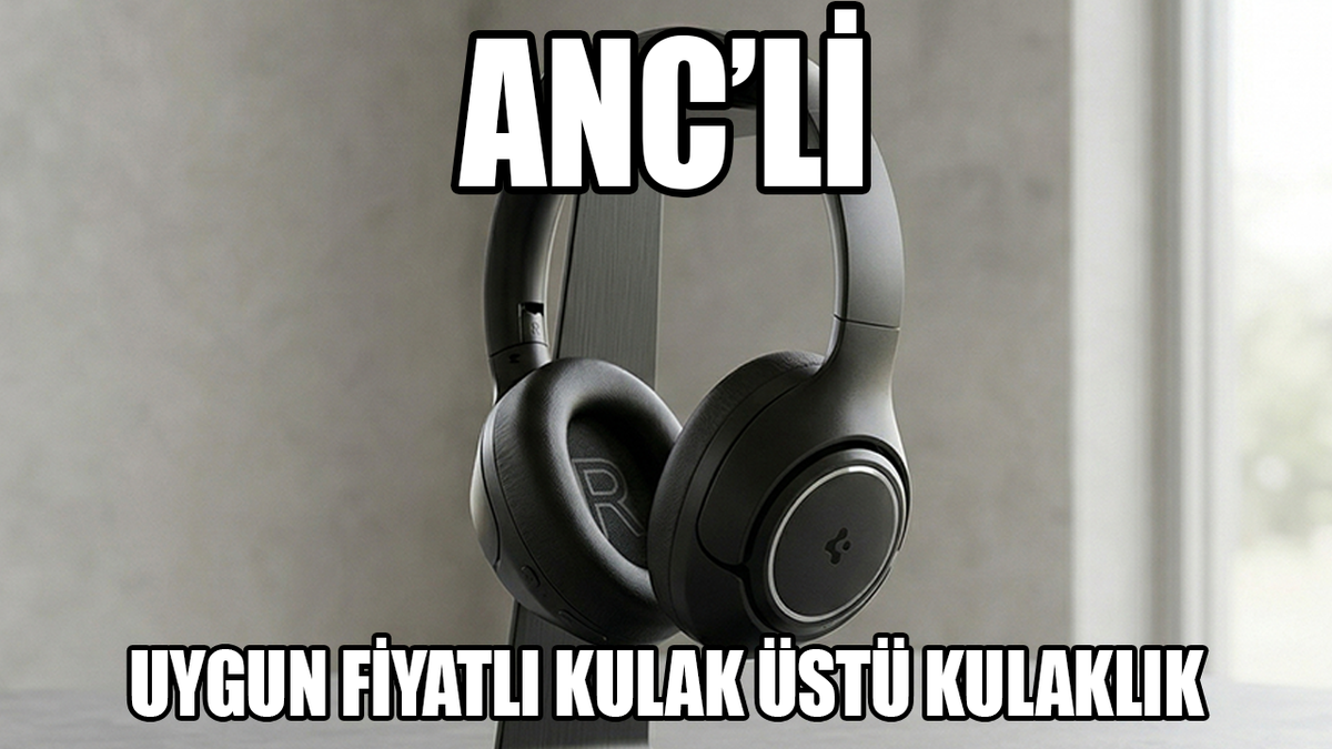 Spigen'in gürültü engelleme özellikli kulak üstü kulaklığı %17 indirimde!