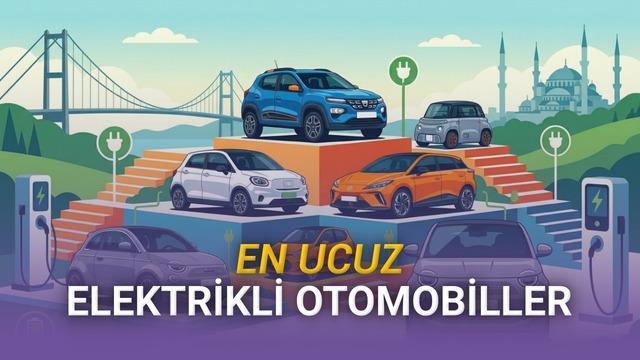 Türkiye'deki En Ucuz Elektrikli Otomobiller (1.5 Milyon TL'den)