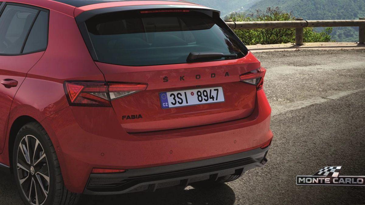 Skoda Fabia Monte Carlo arka