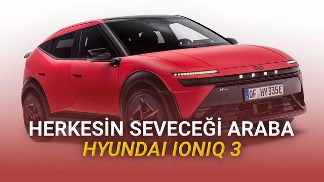 Hyundai IONIQ 3 Tanıtıldı: Türkiye'de Üretilecek, %25 ÖTV ile Satılacak