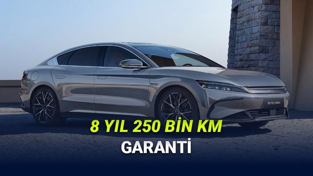 BYD, Batarya Garantisini 8 Yıl 250 Bin KM'ye Çıkarttı