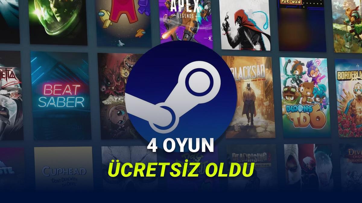 Toplam Fiyatı 1.140 TL Olan 4 Oyun Steam'de Ücretsiz Oldu (Hemen Kütüphanenize Ekleyin)