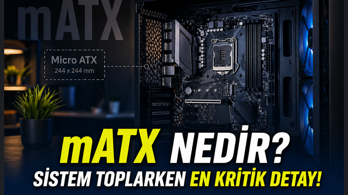 mATX Nedir, Bilgisayar Toplarken Neden Bu Kadar Önemli?