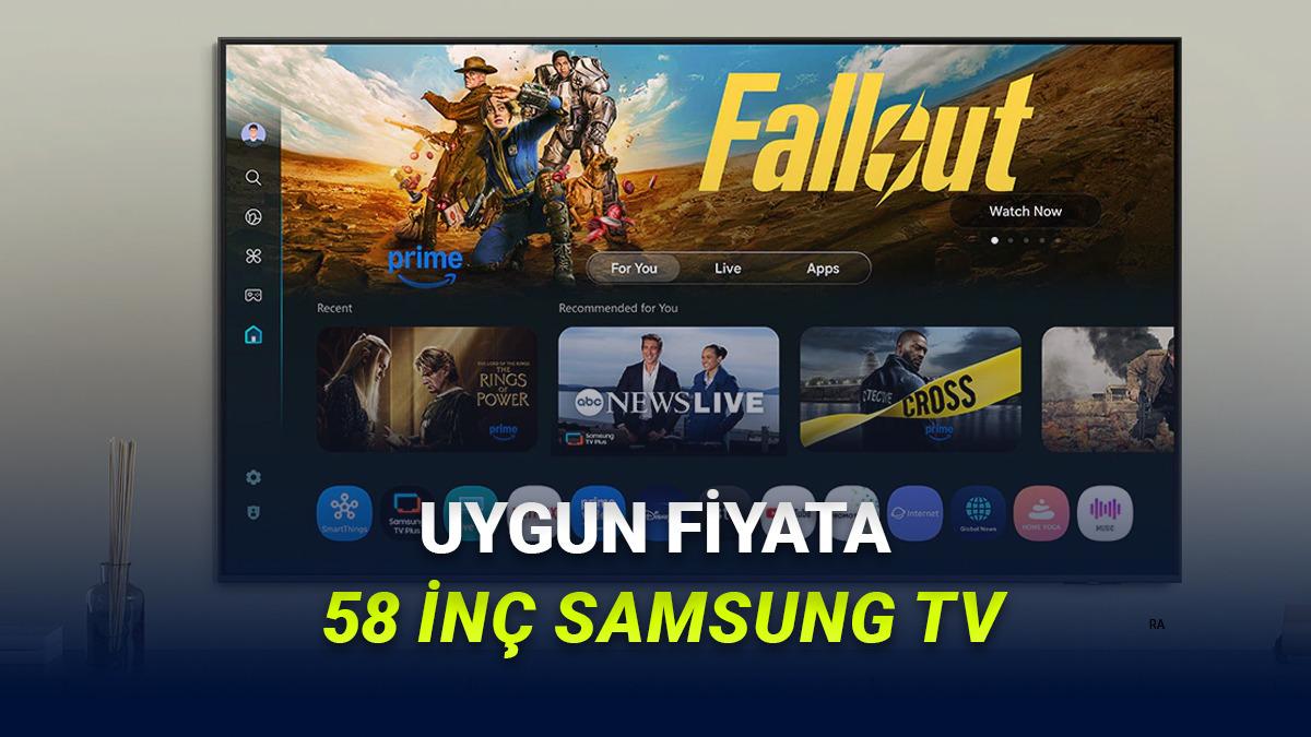 A101, Uygun Fiyata 58 İnç Crystal 4K Samsung Televizyon Satacak 