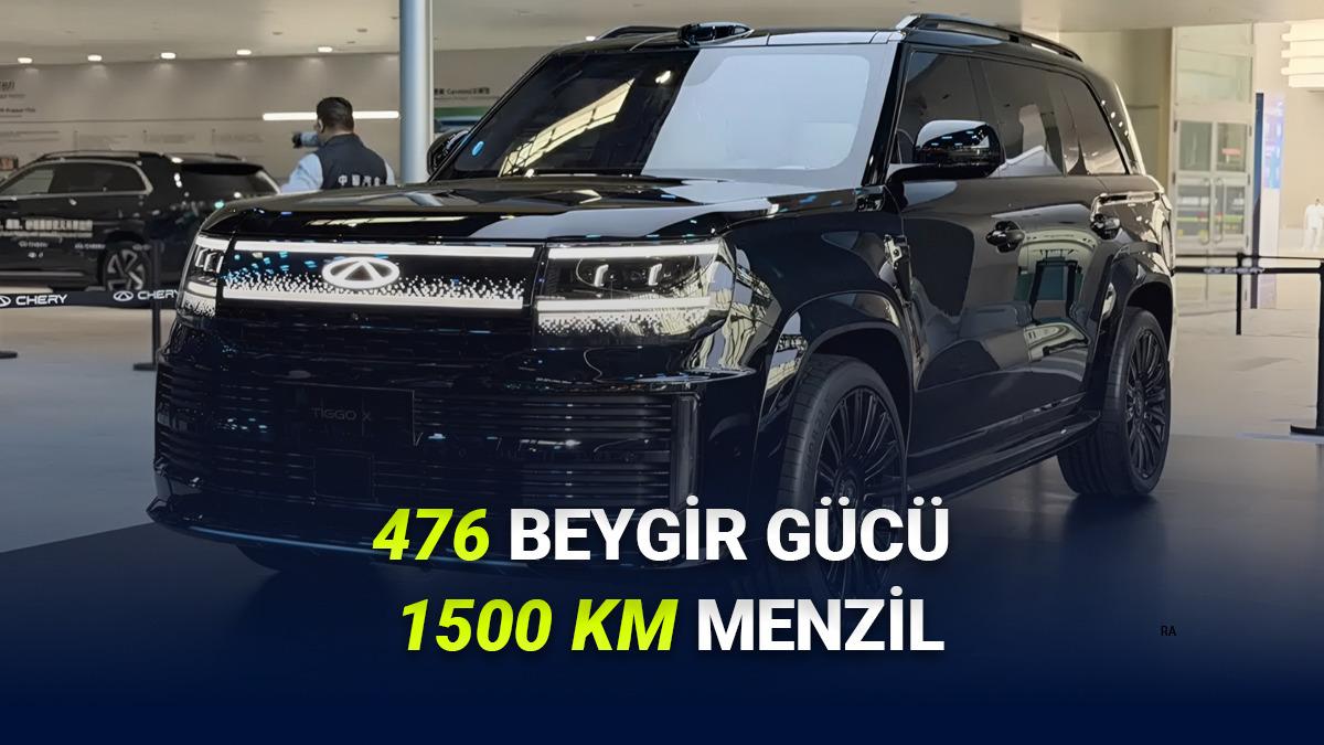 Gemi Gibi Otomobil Chery Tiggo X Tanıtıldı: 1500 KM Menzil!