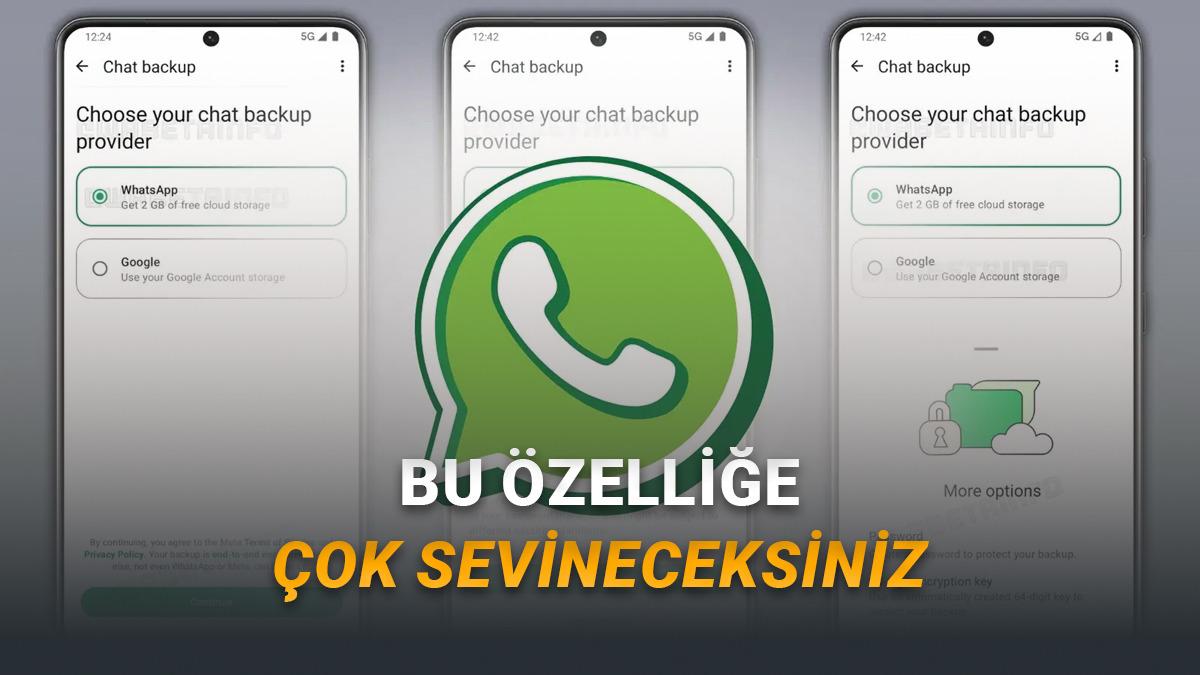 WhatsApp Kendi Bulut Yedekleme Sistemini Kuruyor: Artık Google Drive ya da iCloud'a Yedeklemeniz Gerekmeyecek!