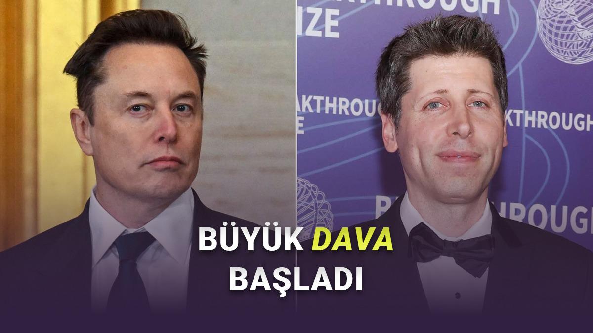 Elon Musk'ın Sam Altman'a Karşı Başlattığı "OpenAI" Davası Başladı