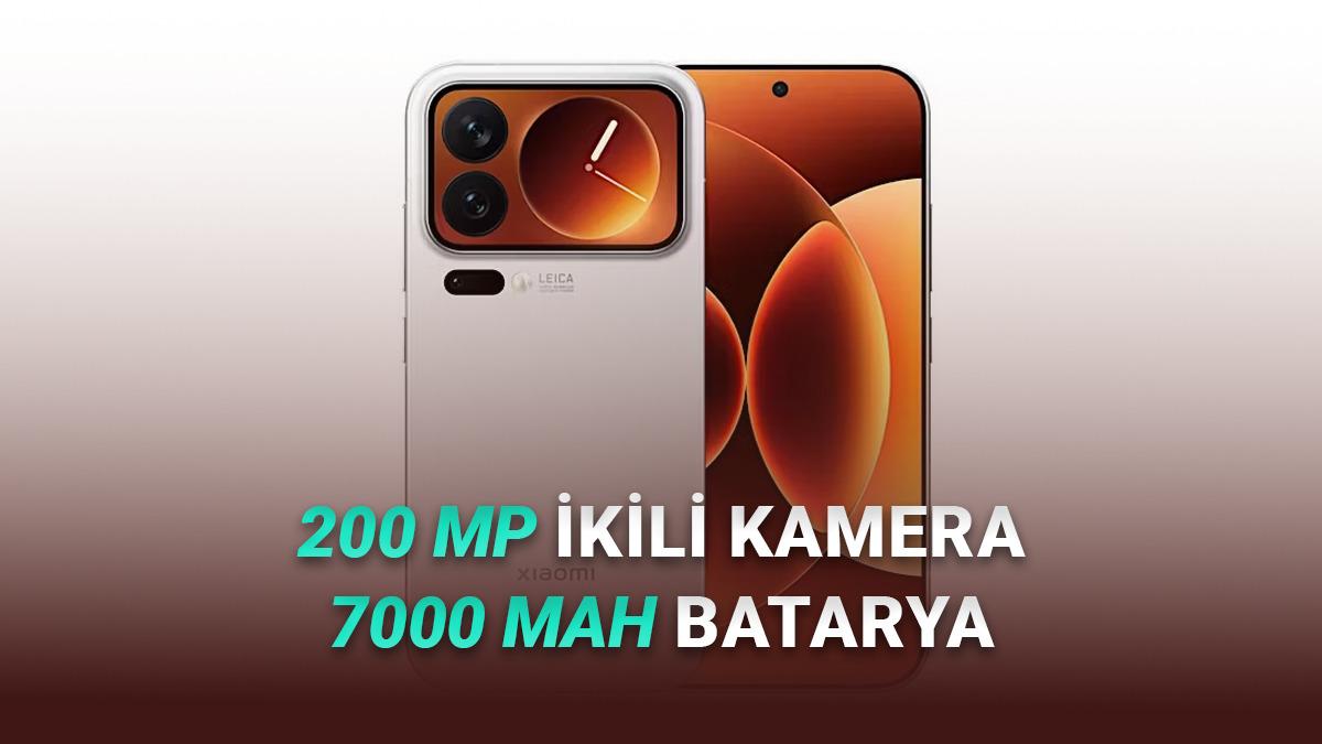 Xiaomi 18 Pro'nun Özellikleri Sızdırıldı! 7000 mAh Batarya, Çift 200 MP Kamera!