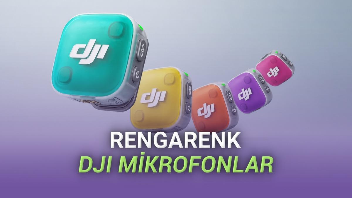 DJI, Kapkara Mikrofonlardan Sıkılanlar İçin Rengarenk Mic Mini 2'yi Duyurdu