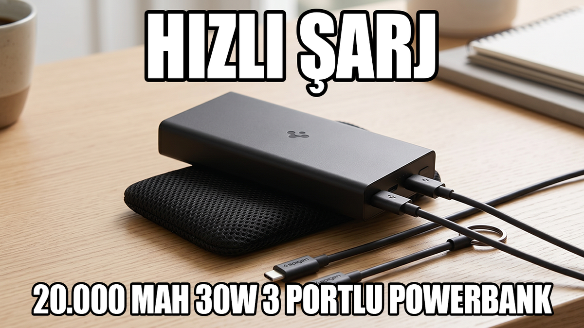 Spigen 20.000 mAh Powerbank indirimde!