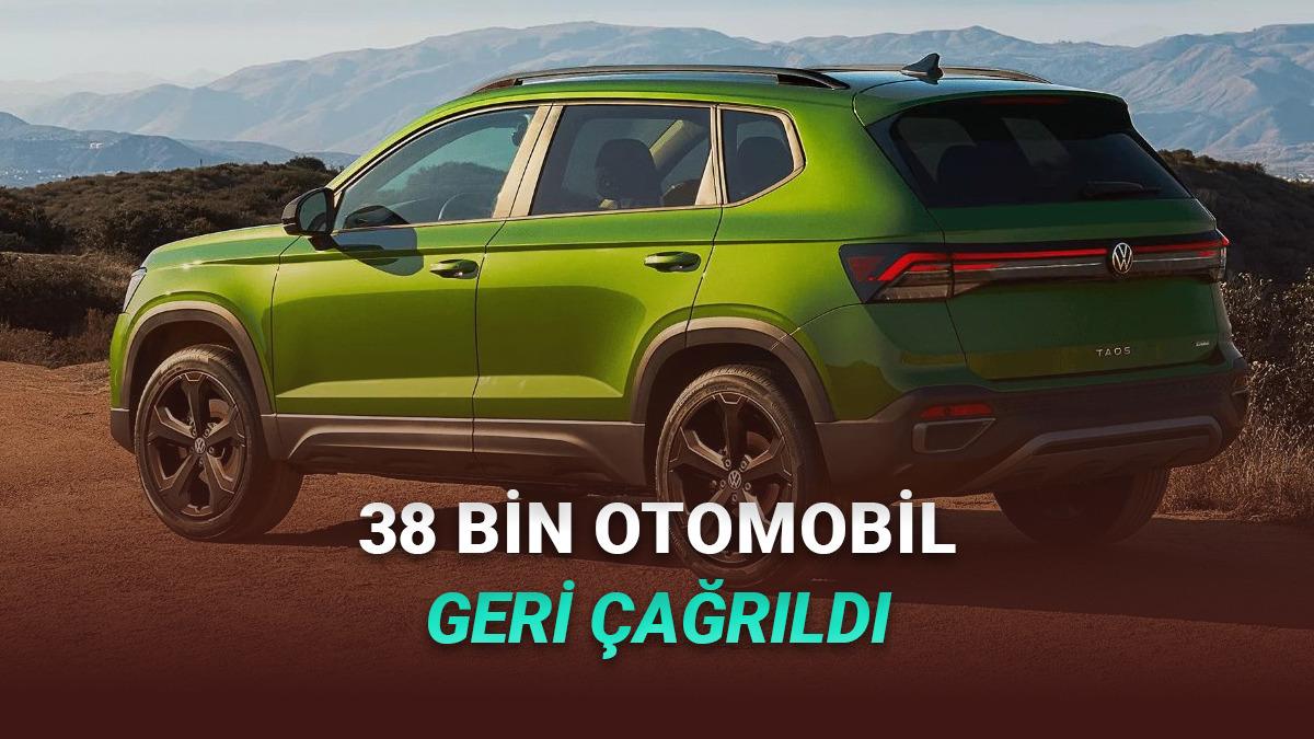 Volkswagen, Yakıt Sızıntısı Riski Nedeniyle 38 Bin Aracını Geri Çağırdı!
