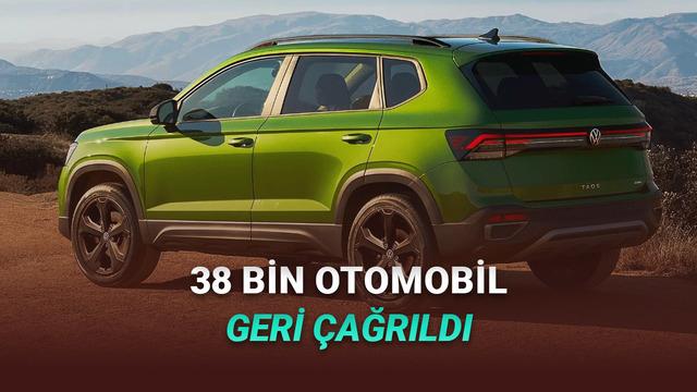Volkswagen 38.710 Taos Aracını Geri Çağırma
