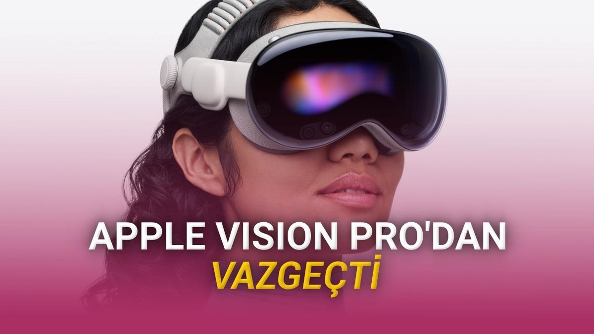 Apple'ın Yeni CEO'sunun İlk İcraatı Ortaya Çıktı: Apple Vision Pro'ya Veda Zamanı...