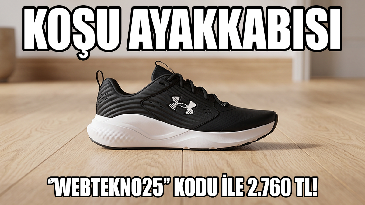 Spor ayakkabılarda ''webtekno25'' koduyla %25 indirim!