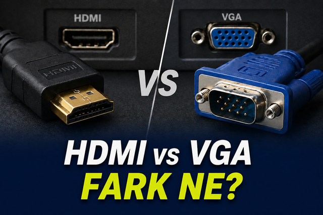 HDMI ve VGA Arasındaki Fark Ne? Hangisi Daha İyi?