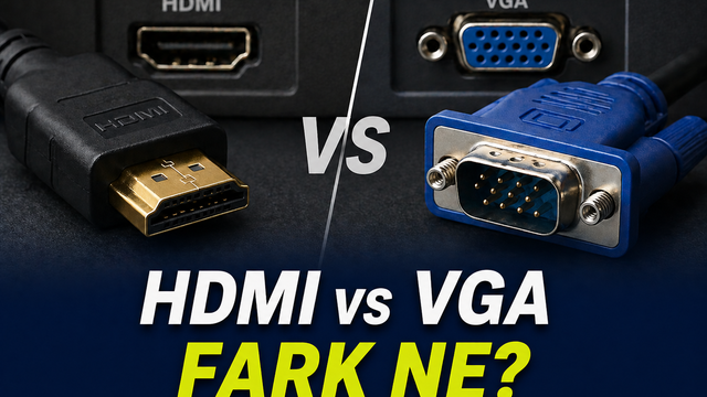 HDMI ve VGA Farkı - Hangisi Daha İyi?