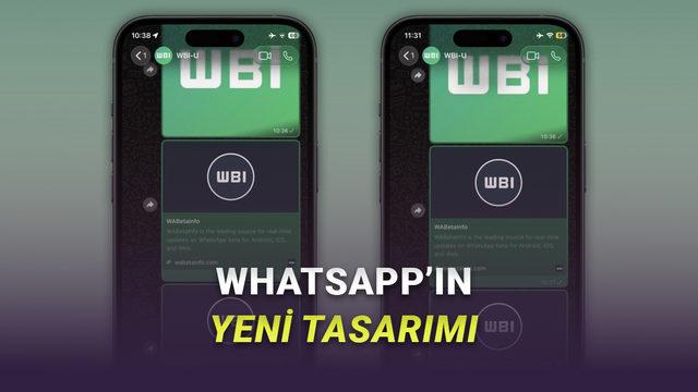 WhatsApp'ın iPhone'lara Gelecek Yeni Liquid Glass Tasarımından Görüntüler Geldi!