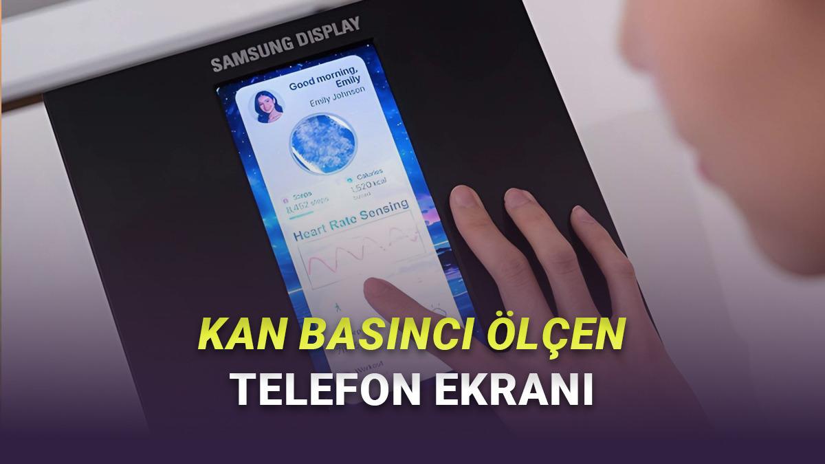 Samsung, Tek Dokunuşla Kan Basıncı ve Kalp Atış Hızı Ölçebilen Telefon Ekranı Tanıtt!