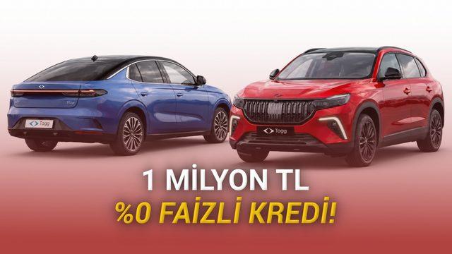 Togg’dan Mayıs Ayına Özel Kampanya: %0 Faizli 1 Milyon TL Kredi ve 6 Ay Ücretsiz Şarj