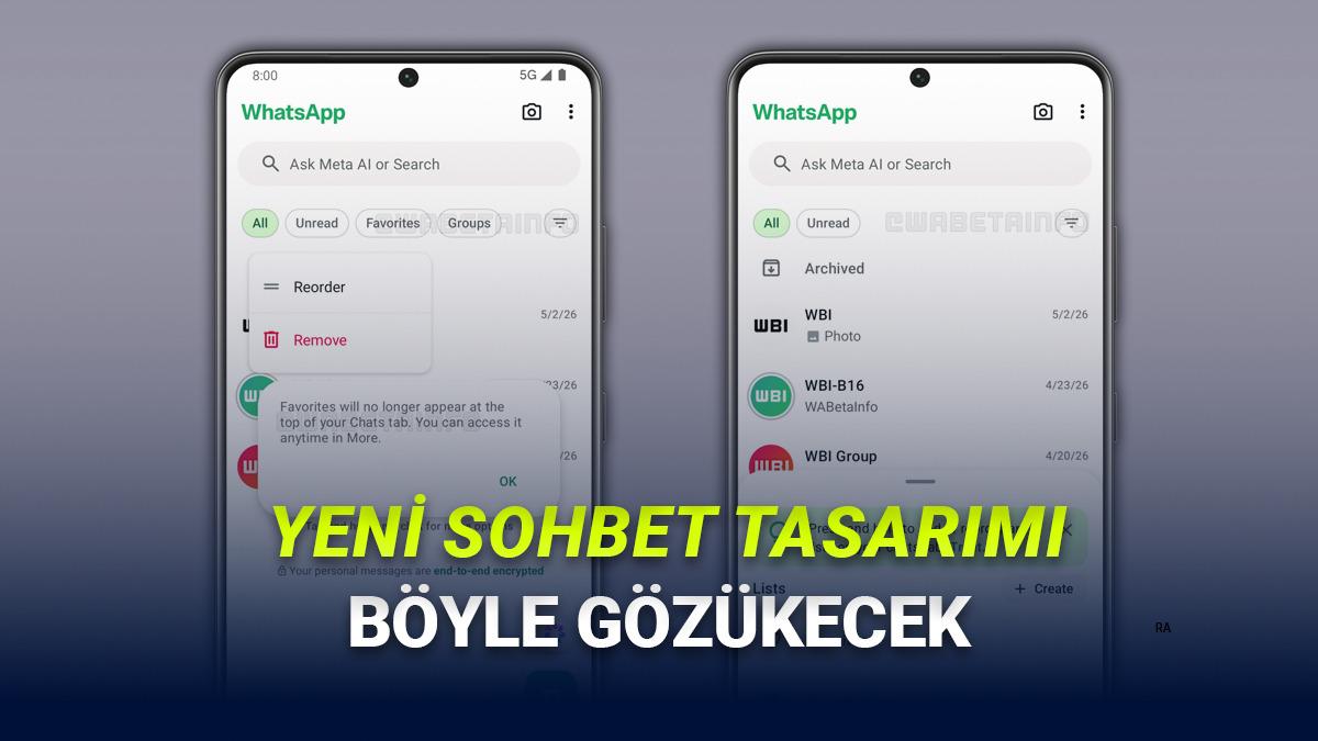 WhatsApp'a Kullanıcıların İşini Çok Kolaylaştıracak Yepyeni Tasarım Geliyor: İşte Ekran Görüntüleri