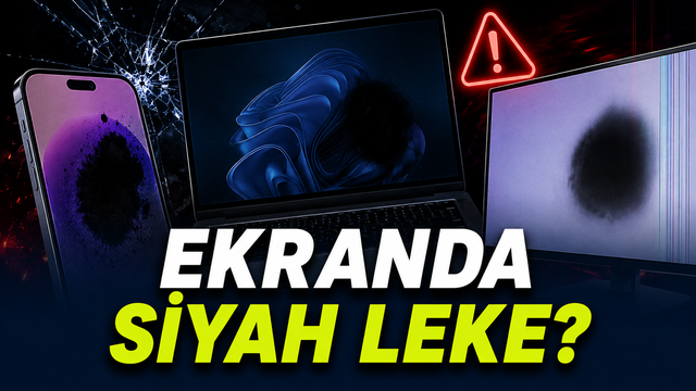 Ekranda Siyah Leke Neden Oluşur? Telefon ve Laptop İçin Çözüm Rehberi