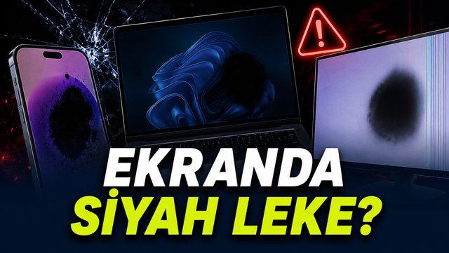 Ekranda Siyah Leke Neden Oluşur? Telefon ve Laptop İçin Çözüm Rehberi