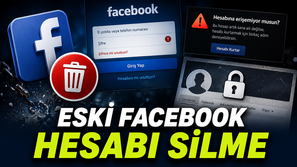 Şifresini Unuttuğunuz Facebook Hesabı Nasıl Silinir? 