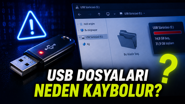 'USB Bellek Dolu Görünüyor Ama Dosyalar Yok' Sorunu Nasıl Çözülür?