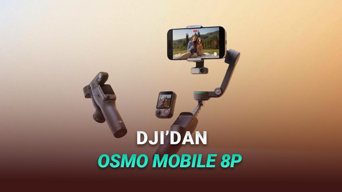 Ekranlı Kumanda ile Gelen Gimbal DJI Osmo Mobile 8P Tanıtıldı