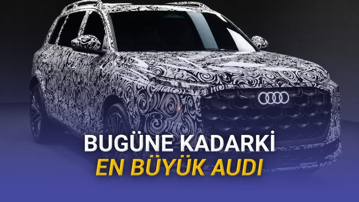 Audi'nin Bugüne Kadarki En Büyük Otomobili "2027 Audi Q9"un İlk Görselleri Paylaşıldı