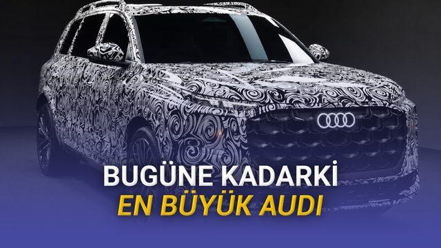 Audi'nin Bugüne Kadarki En Büyük Otomobili "2027 Audi Q9"un İlk Görselleri Paylaşıldı