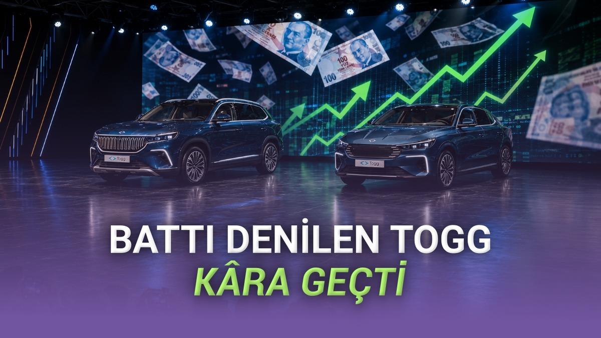 Togg, Tesla'nın 10 Yılda Başardığını Şimdiden Başardı: Kaç Para Kâr Ettiği Ortaya Çıktı
