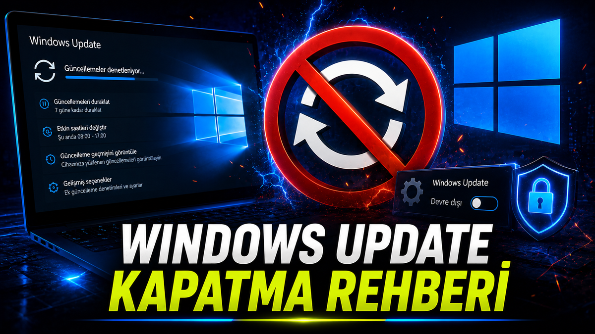 Windows Update Kapatma Nasıl Yapılır?