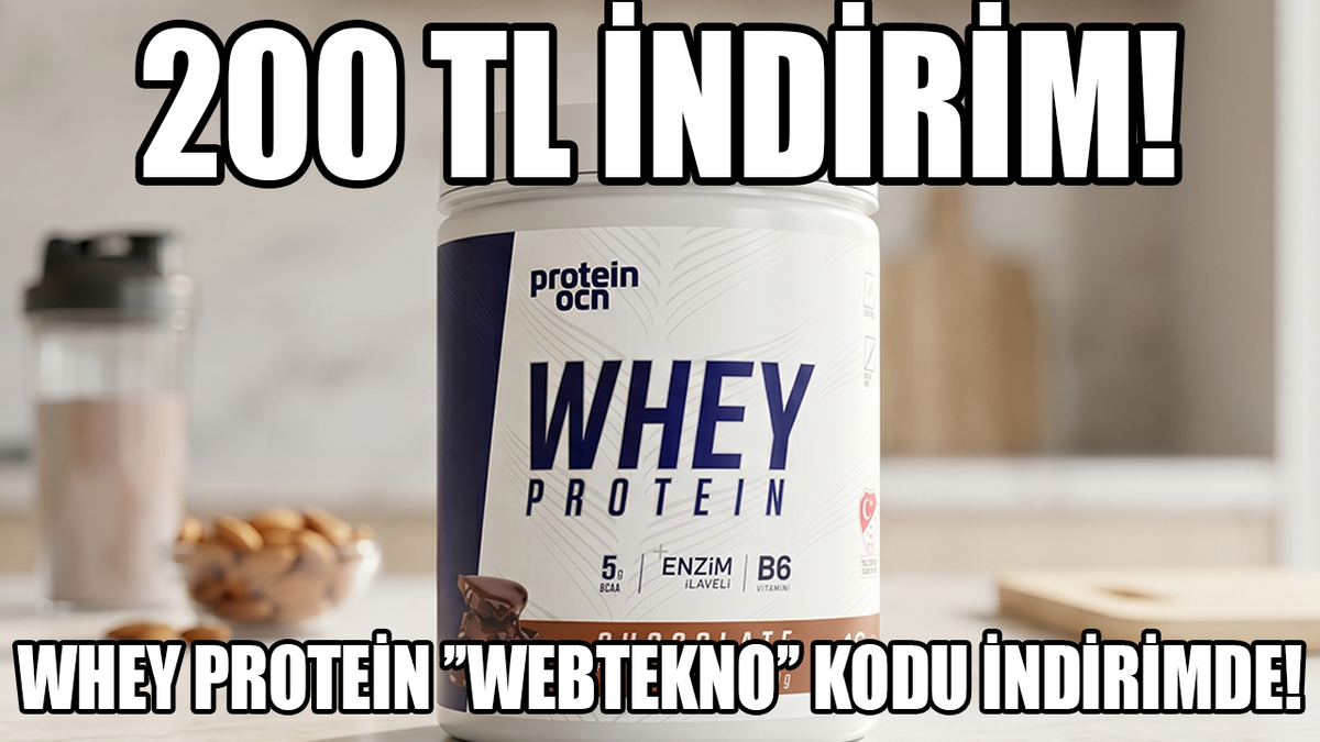 Protein Ocean'da tüm ürünlerde geçerli %20 indirim kodunuz: ''webtekno''