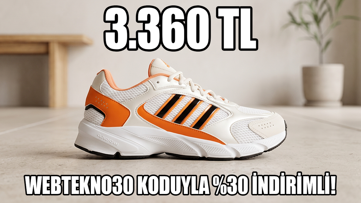 ''webtekno30'' kodu ile tüm Adidas ayakkabılarda indirim!