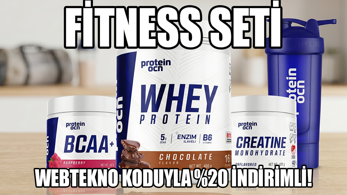 Protein Ocean'da tüm ürünlerde geçerli %20 indirim kodunuz: ''webtekno''