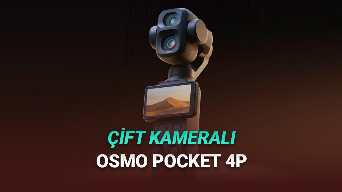 Sinematik Çekimleri Cebinize Taşıyacak Çift Kameralı DJI Osmo Pocket 4P Duyuruldu