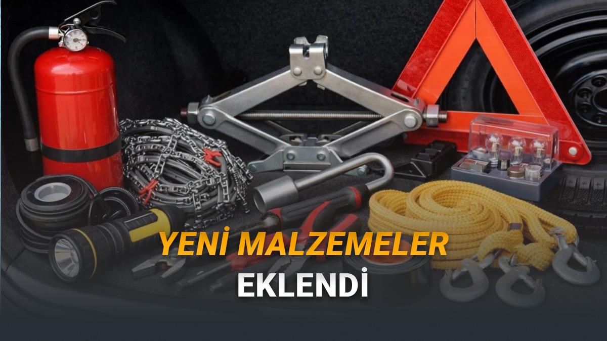 Araçlarda Bulundurulması Gereken Ekipman Listesi Yenilendi: Ceza Yememek İçin Bunları Aracınızda Mutlaka Bulundurun!