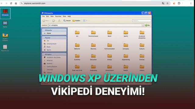 Windows XP Üzerinden Vikipedi’ye Ulaşmanızı Sağlayan İlginç Site